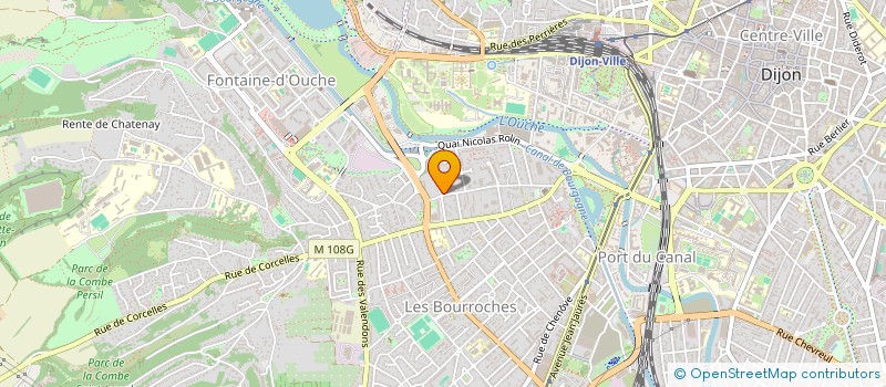 localisation de l'entreprise LA PIERRE D'ANGEROUX à DIJON