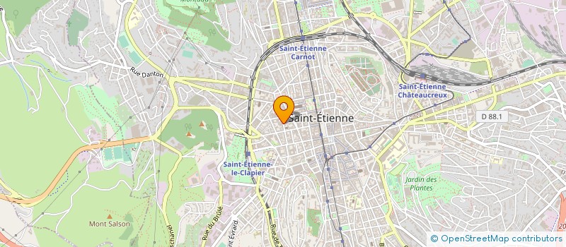 localisation de l'entreprise LA PIERRE D'ANGLE DE RAOUL ET MADELEINE ASSOCIATION PARM à SAINT-ETIENNE