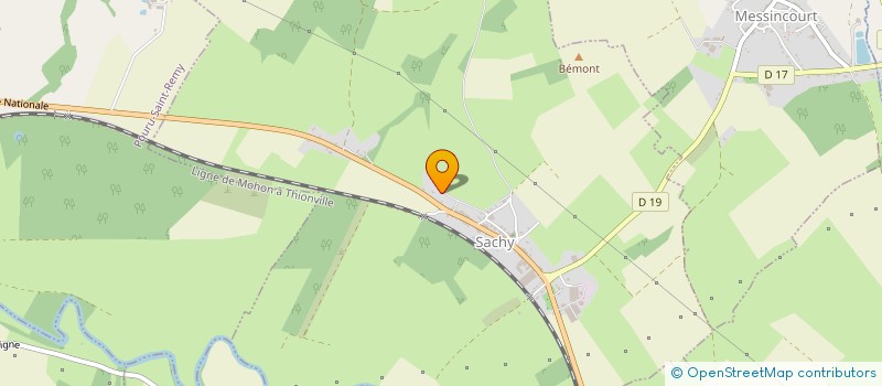 localisation de l'entreprise LA PIERRE DE DOM-LE-MESNIL  SACHY