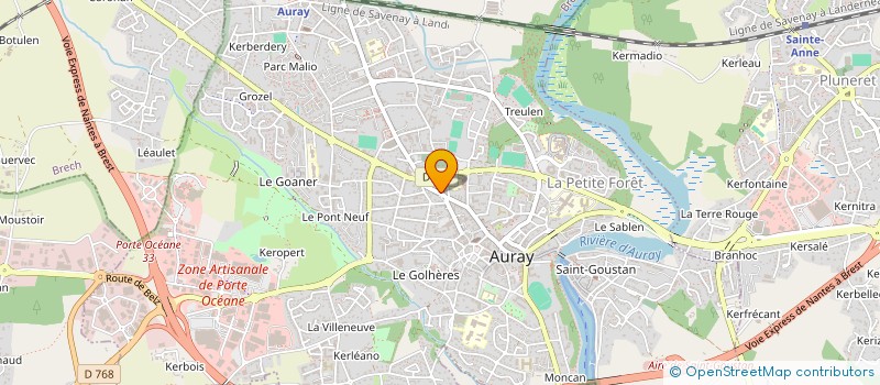 localisation de l'entreprise LA PIERRE DE VIE à LE BONO