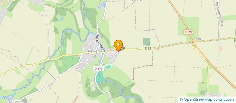 localisation de l'entreprise LA PIERRE DEBOUT  REVIERS