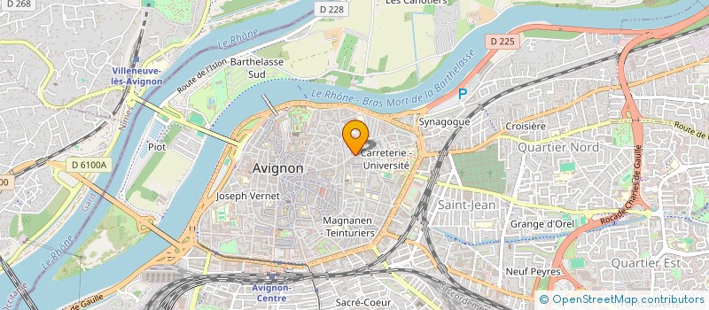 localisation de l'entreprise LA PIERRE DES CHAMPS à AVIGNON