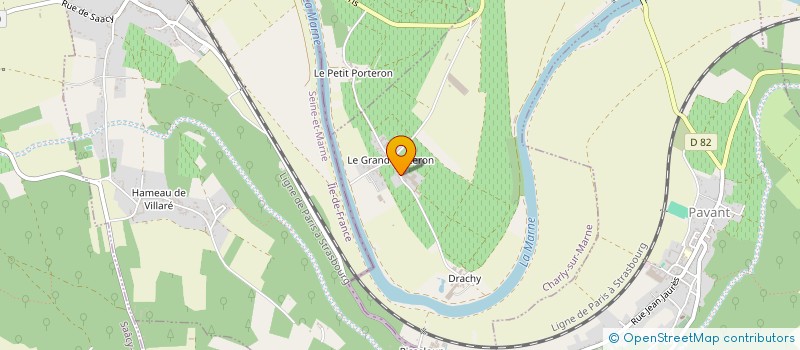 localisation de l'entreprise LA PIERRE DES FEES à CHARLY-SUR-MARNE