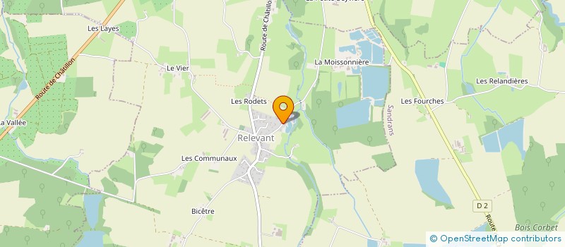 localisation de l'entreprise LA PIERRE DES QUATRES  RELEVANT