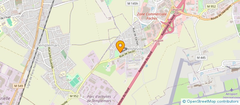 localisation de l'entreprise LA PIERRE DU BONHEUR  VENDEVILLE