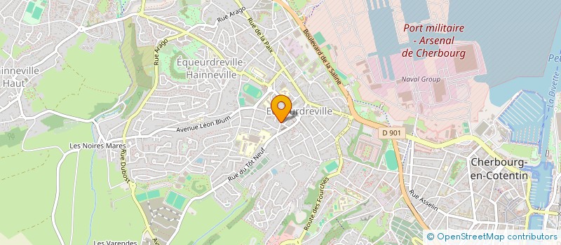 localisation de l'entreprise LA PIERRE DU CAP  CHERBOURG-EN-COTENTIN