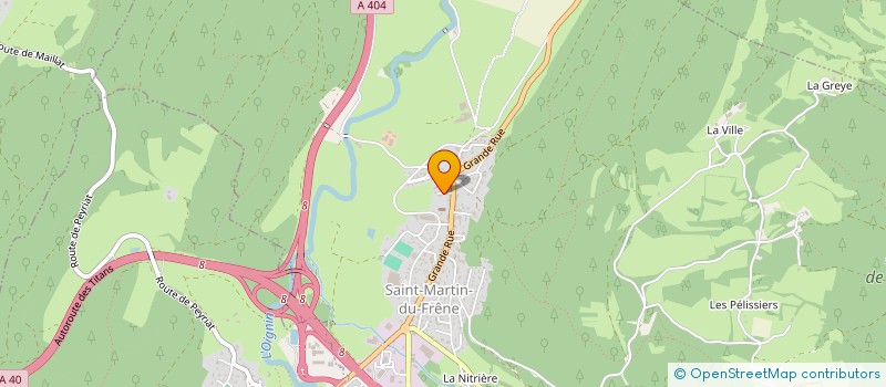 localisation de l'entreprise LA PIERRE DU NANT  SAINT-MARTIN-DU-FRENE