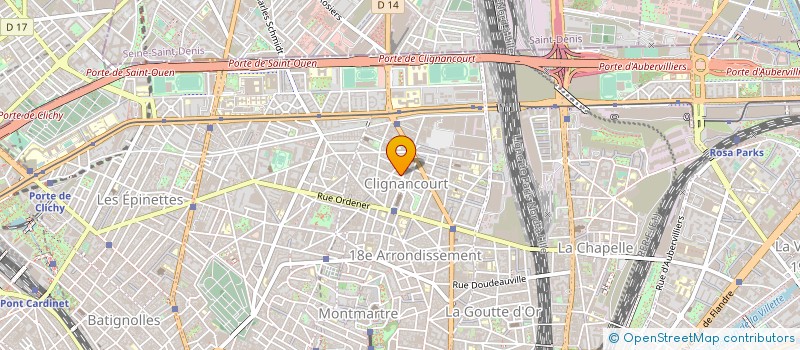 localisation de l'entreprise LA PIERRE DU SACRE COEUR à PARIS