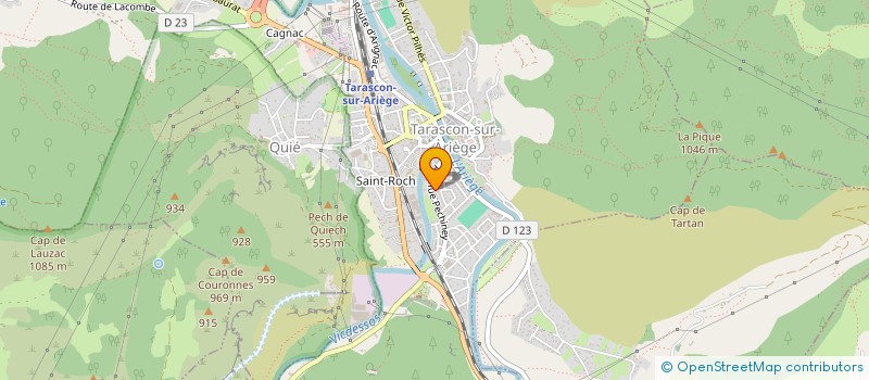 localisation de l'entreprise LA PIERRE GOURMANDE ARIEGEOISE à TARASCON-SUR-ARIEGE