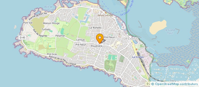localisation de l'entreprise LA PIERRE LONGUE à LE CROISIC