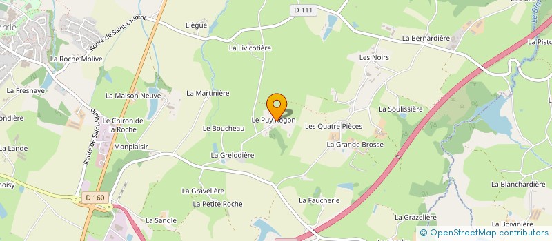 localisation de l'entreprise LA PIERRE NAPOLEON à CHANVERRIE