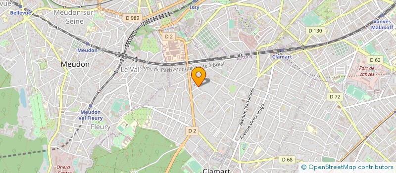 localisation de l'entreprise LA PIERRE OEUVREE à CLAMART