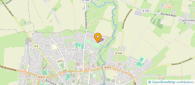 localisation de l'entreprise LA PIERRE QUI ROULE  BAYEUX