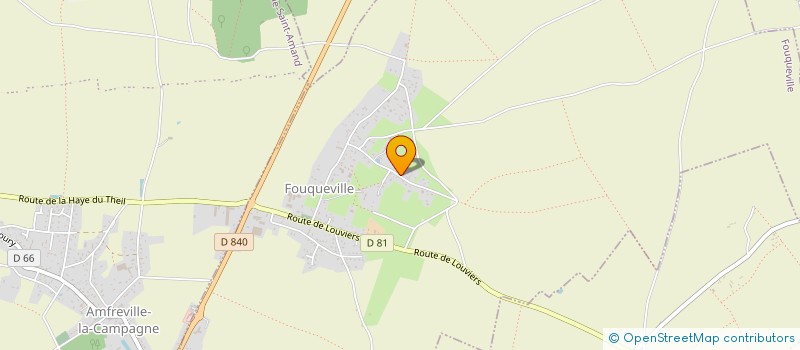 localisation de l'entreprise LA PIERRE ROMAINE  LE THUIT DE L'OISON