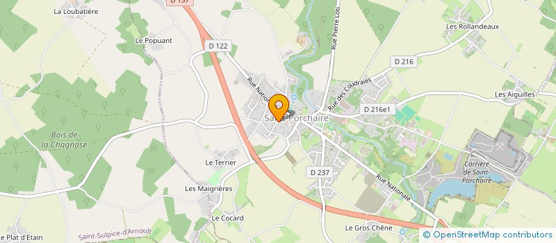 localisation de l'entreprise LA PIERRE SAINT-LOUIS  GEAY