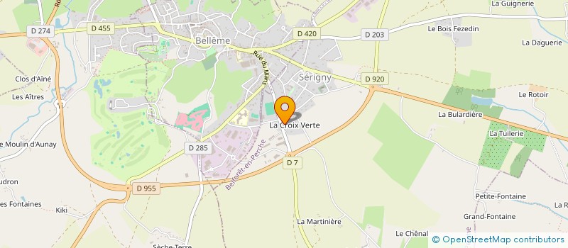 localisation de l'entreprise LA PIERRE SAVOIR-FAIRE D'ANTAN  BELFORET-EN-PERCHE