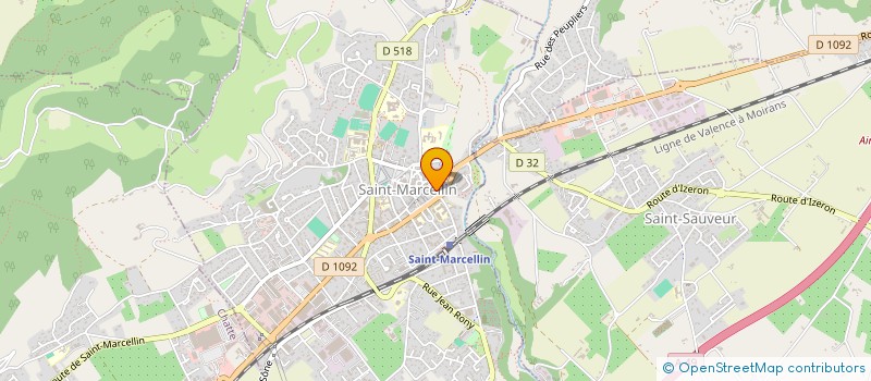 localisation de l'entreprise LA PIERRE TENDRE  SAINT-MARCELLIN