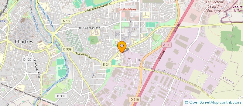 localisation de l'entreprise LA PIERRE VIVANTE à CHARTRES