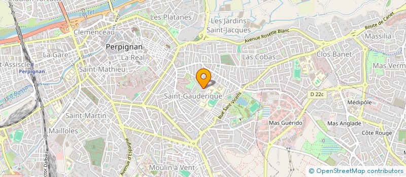 localisation de l'entreprise LA PIERRE66 à PERPIGNAN