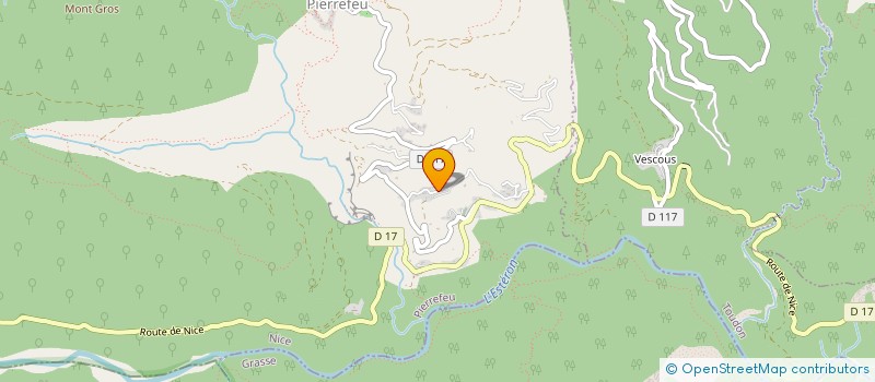 localisation de l'entreprise LA PIERREFEUTINE  PIERREFEU