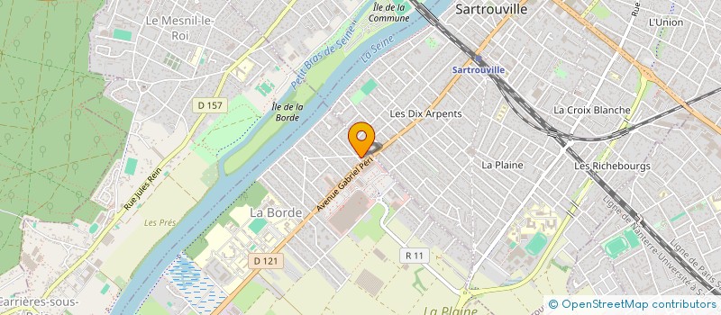 localisation de l'entreprise LA PIERRESILLADE  MONTESSON