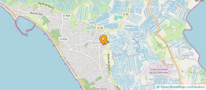 localisation de l'entreprise LA PIERRIERE à L'EPINE