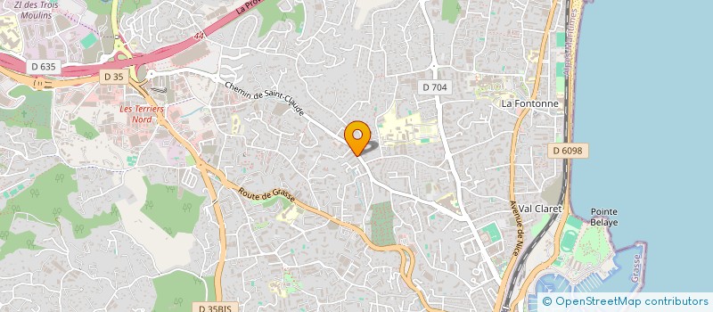 localisation de l'entreprise LA PIETRA D'ISTRIA à ANTIBES