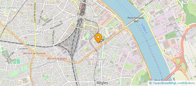 localisation de l'entreprise LA PIEUVRE  BORDEAUX