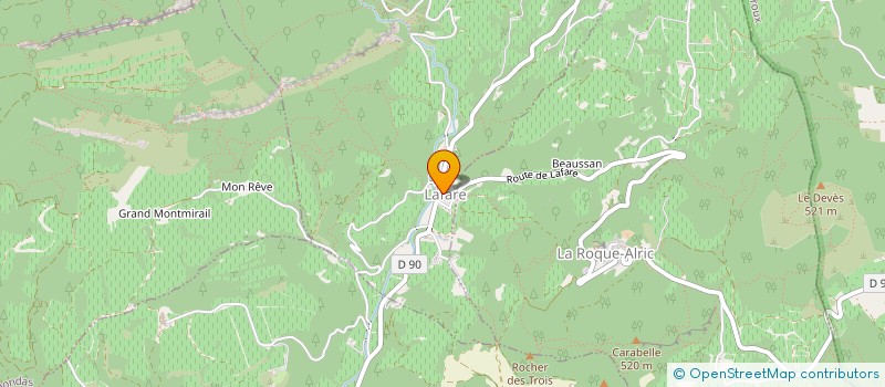 localisation de l'entreprise LA PIGEADE  BEAUMES-DE-VENISE