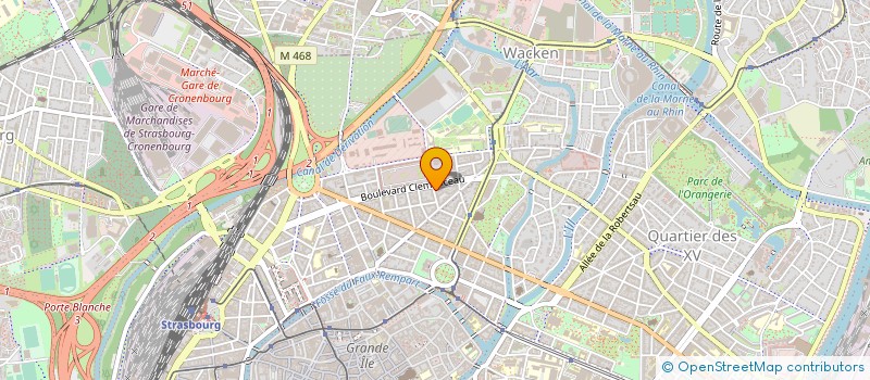 localisation de l'entreprise LA PIGNATA à STRASBOURG