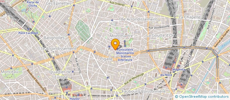 localisation de l'entreprise LA PIGNATTA à PARIS