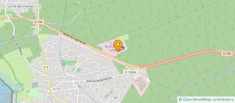 localisation de l'entreprise LA PIGNE  ARES