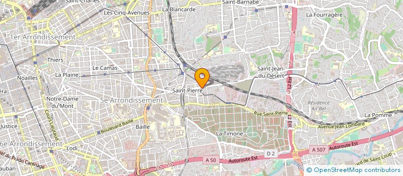 localisation de l'entreprise LA PIGNE DE PAIN à MARSEILLE