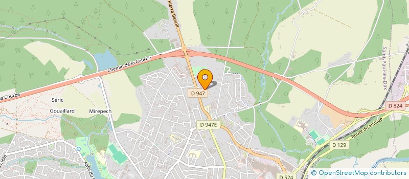 localisation de l'entreprise LA PIGNERAIE / SYNAEGHEL-LESECQ  SAINT-PAUL-LES-DAX