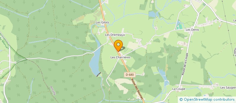 localisation de l'entreprise LA PILAVOINE  ANTULLY