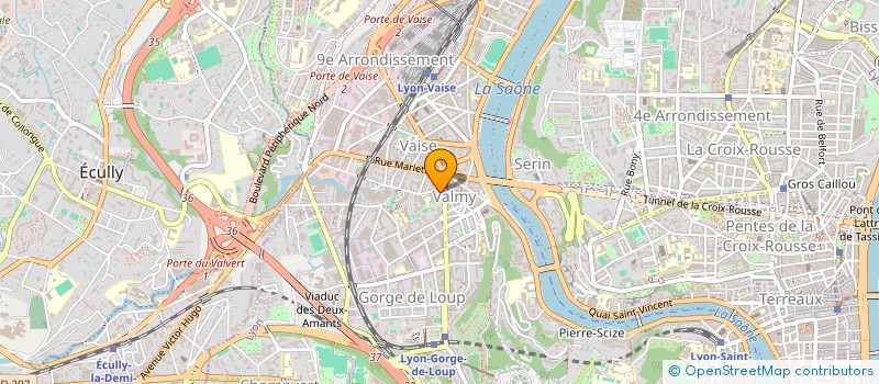 localisation de l'entreprise LA PILE  LYON