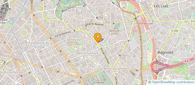localisation de l'entreprise LA PILE (ASSOCIATION POUR UNE PRESSE LIBRE ET ECOLOGIQUE) à PARIS