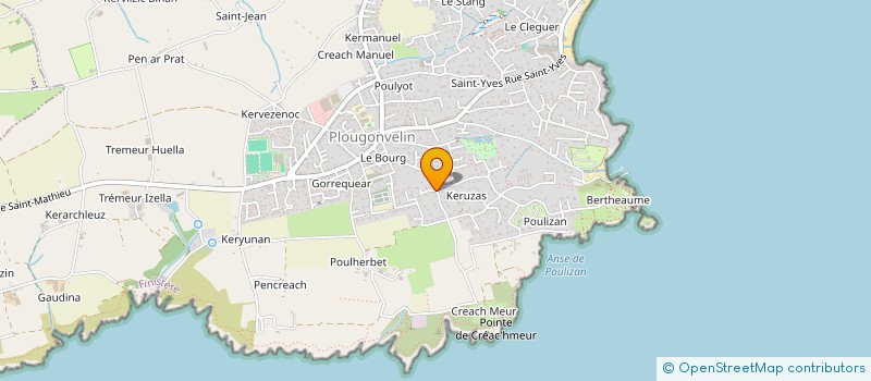 localisation de l'entreprise LA PILHOU PRODUCTION  PLOUGONVELIN