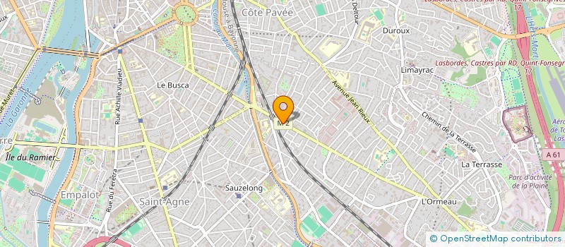 localisation de l'entreprise LA PIMENTADE  TOULOUSE