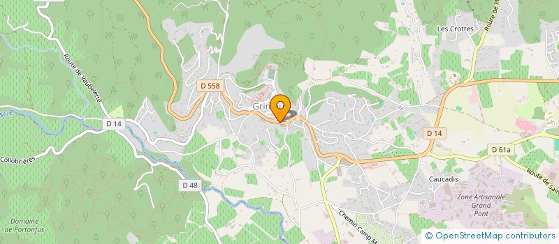 localisation de l'entreprise LA PINA à GRIMAUD