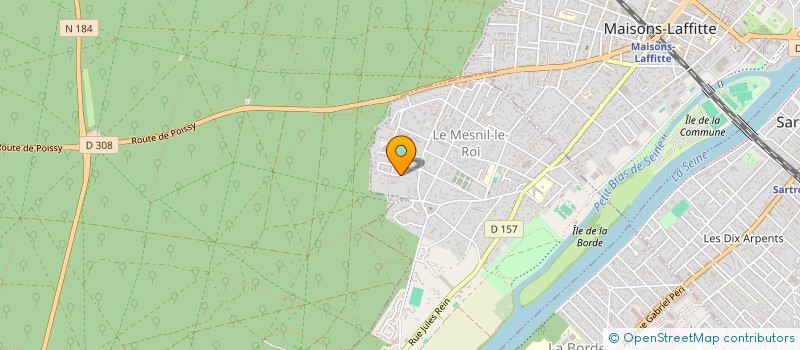 localisation de l'entreprise LA PINARDIERE  LE MESNIL-LE-ROI