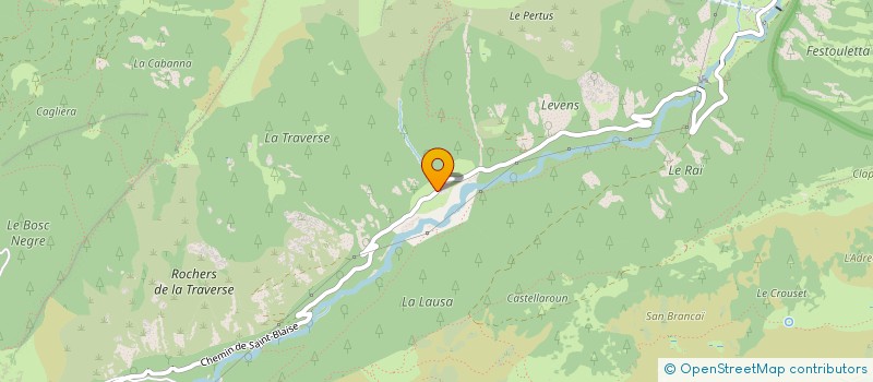 localisation de l'entreprise LA PINASSOISE à BELVEDERE