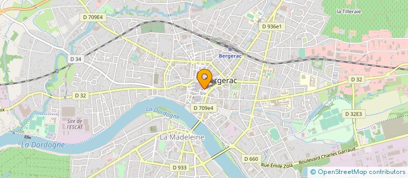 localisation de l'entreprise LA PINCE A LINGE à BERGERAC