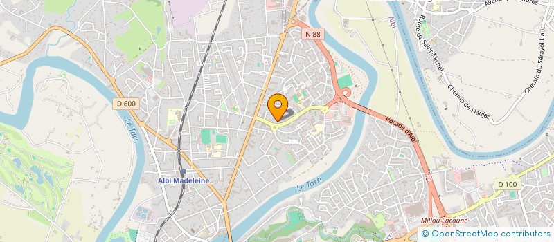 localisation de l'entreprise LA PINCE A LINGE DE CANTEPEAU à ALBI
