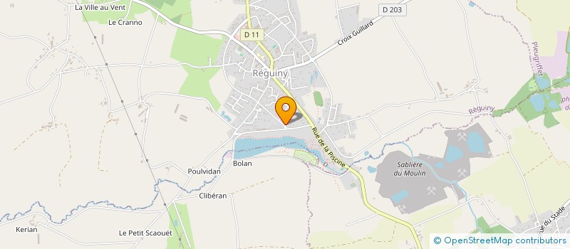 localisation de l'entreprise LA PINEDE  REGUINY