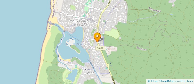 localisation de l'entreprise LA PINEDE DE VIEUX BOUCAU  VIEUX-BOUCAU-LES-BAINS