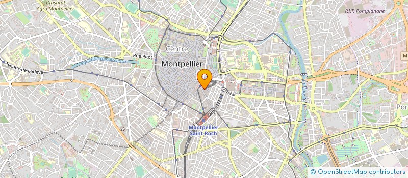 localisation de l'entreprise LA PINEDE S C I à MONTPELLIER