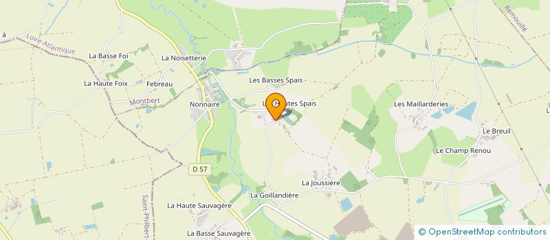 localisation de l'entreprise LA PINIERE  PLANCHE (LA)