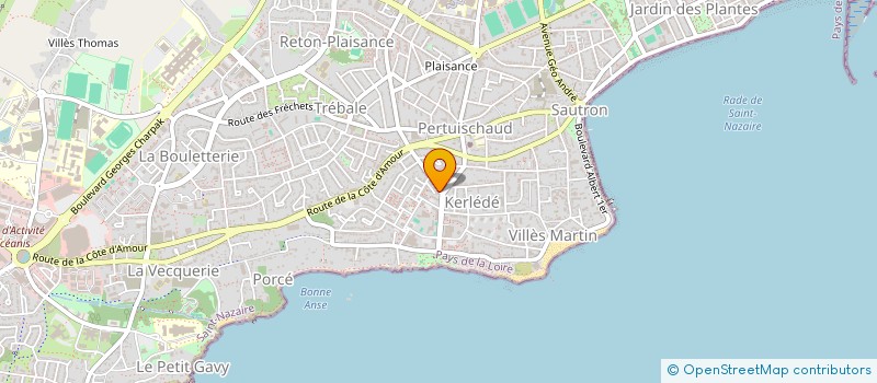 localisation de l'entreprise LA PINTE DE SAINT NAZAIRE  SAINT-NAZAIRE