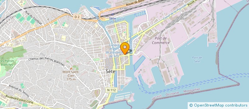 localisation de l'entreprise LA PIOULE à SETE
